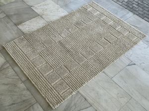 2025ตรงจากผู้ผลิตอินเดียที่เป็นมิตรกับสิ่งแวดล้อมพรมขนสัตว์สีธรรมชาติลายภาพแอบสแตรกต์จากโรงงาน - Product Image 5