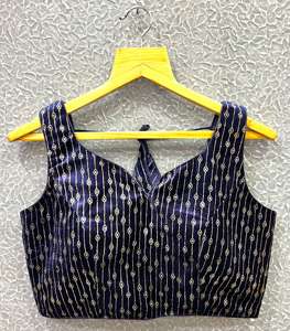 Blusa RADHEY moderna con válvulas pesadas Diseño Strach con hermoso nudo Listo para usar Formal Verano Modesto Tops Volver Patrón abierto - Product Image 6