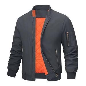 Blouson Bomber Rétro pour Homme, Sweat à Capuche Vintage, Mode Hiver, Sport, Jogging, Confort Décontracté, Col Montant, Logo Avant, Service Direct - Product Image 2