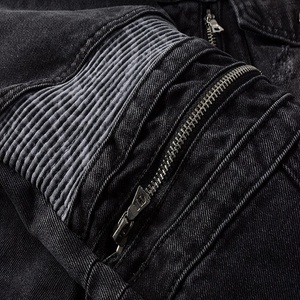 Vêtements de sport les plus vendus Vestes en jean unisexes Haute qualité Service OEM Durable Personnalisé 100% coton Respirant Coupe-vent - Product Image 5