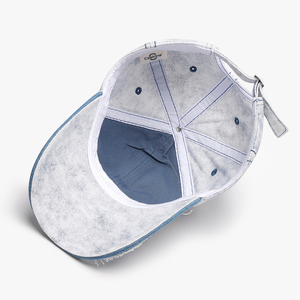 หมวกเบสบอลสีดำผ้ายีนส์ปรับได้สำหรับทั้งชายและหญิงหมวกสำหรับคุณพ่อทำจากผ้าฝ้ายโพลีเอสเตอร์/ ปรับโลโก้ได้ตามต้องการ - Product Image 5