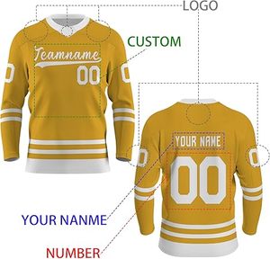 Le plus populaire concevez votre propre logo uniforme de hockey sur glace grande taille pour adulte - Product Image 5