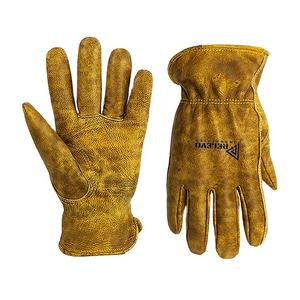 Nouveaux gants de travail en cuir général respirants résistants aux coupures de qualité supérieure avec logo personnalisé en gros pour hommes - Product Image 1
