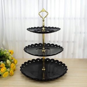 Base para Pastel de Metal Elegante y Resistente de 4 Niveles Chapada en Oro, Perfecta para Bodas, Fiestas y Exhibición de Postres, Duradera - Product Image 6