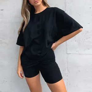 Ensemble de survêtements d'été décontractés personnalisés pour hommes, 2 pièces, t-shirt et short à manches courtes avec décoration en dentelle et pompon, motif uni - Product Image 5