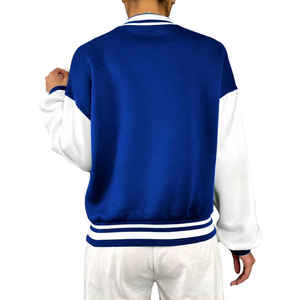 Veste de baseball pour femmes Veste universitaire pour femmes à manches longues Veste Letterman pour femmes en laine et polyester brodés de qualité supérieure - Product Image 6