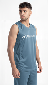 Camiseta de Baloncesto Premium de Acero Harbor para Equipos de Élite, Clubes de Entrenamiento, Ropa Deportiva Transpirable de Malla - Product Image 5