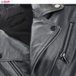 Nueva llegada Hombres Impermeable Negro Textil Moto Chaquetas Mejor Calidad Diseño Premium Cuero Genuino Motocicleta Chaquetas - Product Image 5
