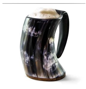 Tendencia en Tazas de Cerveza Vintage Originales con Diseño de Cuerno, Logotipo de Marca Personalizado Impreso, Tazas de Cerveza Reutilizables y Elegantes, Regalo Coleccionable para Vikingos - Product Image 6
