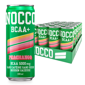Boisson énergétique BCAA Plus, agrumes, fleur de sureau, sans caféine, sans sucre, gazeuse, canette de 330 ml - Product Image 3