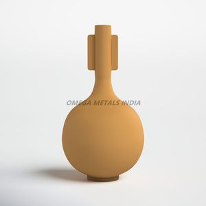 Ensemble de vases en métal de haute qualité de couleur noire mate avec une forme de bouteille contemporaine et un design minimaliste pour une décoration intérieure élégante - Product Image 5
