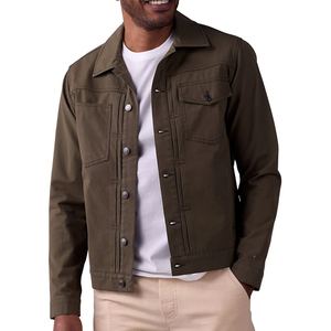 Vêtements professionnels, nouveaux arrivages, vestes en toile pour hommes en coton respirant à manches longues, vestes pour hommes, veste pour homme - Product Image 1