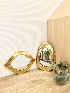 Round Shape <b>Wall</b> <b>Mirror</b> with Shiny <b>Gold</b> Finished Available in Various Sizes Ideal for Interior Design in Your Home or Office - Product Image 6