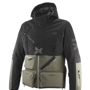 Chaqueta de Motociclismo para Hombre Etna Touring/Offroad, Cordura de 3 Capas, Enduro/Aventura, Impermeable, 4 Estaciones, con Capucha, Textil, con Acolchado CE - Product Image 1