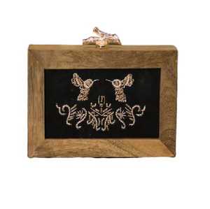 Square Beaded <b>Butterfly</b> Clutch Imitation Pearl Gold Plated Luxury <b>Butterfly</b> Solid <b>Charm</b> Clutch Complete Set Women's Wedding - Product Image 4