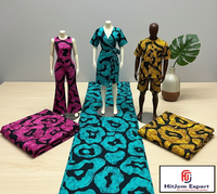 Tela de Algodón Estampada con Cera Africana, Patrones Vibrantes, Prendas Tradicionales, Tela para Paños, Suministro Textil, OEM, ODM, Exportación Hitjem