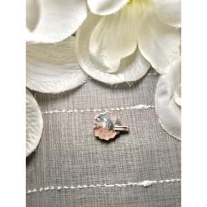 Fairren Beggy Kingman Turquoise Rose Gold Pendant Bezel Setting Platinum Gold Jewelry Jade Bell Pattern Sterling <b>Silver</b> <b>Charm</b> - Product Image 5