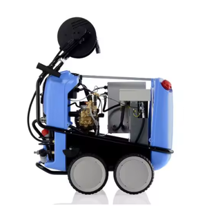 NUEVO E-therm 603 M 36, Limpiador de Alta Presión de Agua Caliente de Grado Industrial con Lanza de Pulverización Plana, Enrollador de Manguera, Garantía de 3 Años - Product Image 1