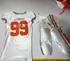 Jersey de fútbol americano personalizado uniforme de fútbol americano de sarga de aparejos - Product Image 5