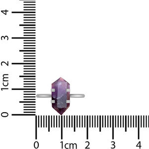 Anillo apilable de amatista con forma de puntero de doble cara de Plata de Ley 925, ajuste de punta, regalo de boda y fiesta para su paquete de 12 - Product Image 5