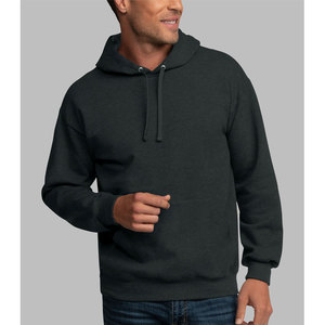 Sweat à capuche en polaire thermique épais pour homme, 100% coton, coupe régulière, coupe-vent, décontracté, manches longues, pour l'extérieur, avec poche - Product Image 1