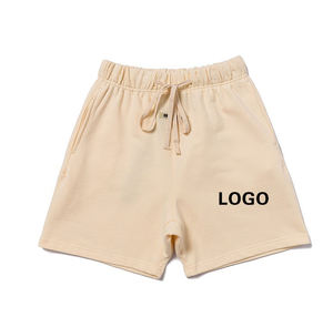 Wholesale Men's Cotton Comfortable Elastic Waist Shorts Customized Breathable Waterproof Regular Fit OEM Service Casual Solid - Product Image 3