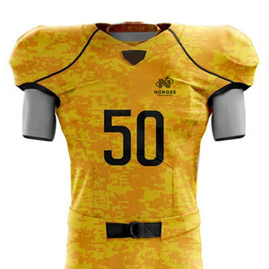 El mejor uniforme de fútbol americano de tela con logotipo personalizado, uniforme de fútbol americano cómodo de alta calidad - Product Image 3