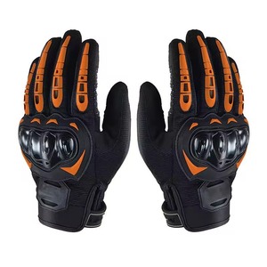 Guantes de moto de cuero genuino para hombre y mujer con su logotipo/diseño guante de moto de carreras con la mejor gama de alta calidad - Product Image 6