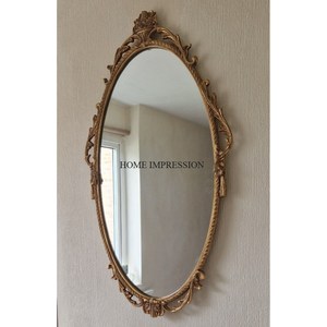 Dernière conception de miroir sur pied en métal doré clair fait à la main, forme personnalisée, taille, décoration moderne, aspect luxe, fourniture pour la maison - Product Image 5