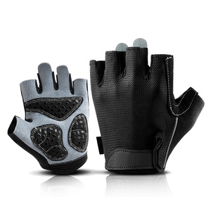 Customizable Factory Leather Multi-Color Stretchable Cycling <b>Gloves</b> 2027 Best Half-Finger Cycling <b>Gloves</b> For Men and <b>Women</b> - Product Image 3