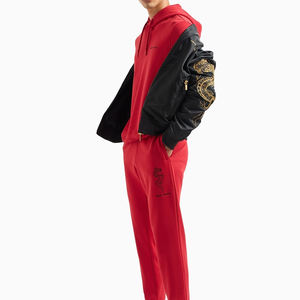 Sudadera personalizada 100% algodón de peso pesado con serigrafía de alta calidad, sudadera con capucha y estampado de hojaldre, ropa deportiva - Product Image 3