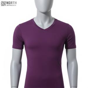 Camiseta de Hombre de Algodón 100% Transpirable con Cuello Redondo, Diseño Sólido Personalizable para Promociones, Venta al Por Mayor de Alta Calidad - Product Image 2