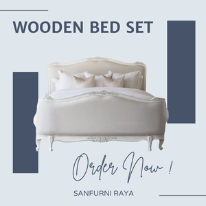 Juegos de cama doble de madera maciza con tela de terciopelo, muebles clásicos modernos para el hogar para Villa, hotel, cama, juego de madera, fábrica directa - Product Image 3