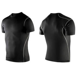 Diseño personalizado Hombres Gimnasio Fitness Set Secado rápido Compresión Camiseta sin mangas Ropa deportiva Ropa de entrenamiento - Product Image 4