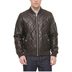 Chaquetas acolchadas OEM de alta calidad para hombre, chaquetas acolchadas con cremallera completa, chaquetas acolchadas de talla grande para hombre - Product Image 1