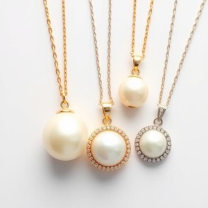 LUCK S925 Sterling <b>Silver</b> Natural <b>Pearl</b> <b>Necklace</b> Real Freshwater <b>Pearls</b> Single Strand Five <b>Pearl</b> Gift - Product Image 4