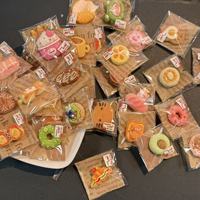 Mini marcas muñeca Mini pastel postre pan jugar comida embalaje independiente micro-simulación Casa de los niños juguete comida modelo pequeño