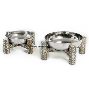 Juego de Tres Tazones para Chocolate Martillados, Acabado Martillado, Diseño Clásico y Elegante, Nuevo Tazón para Chocolate - Product Image 3