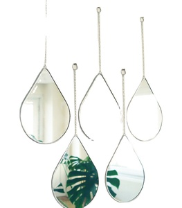 Trendy <b>Mirrors</b> <b>Hanging</b> Geometric <b>Mirrors</b> Home Decor Round Macrame <b>Hanging</b> Wall Decorative <b>Mirror</b> with Boho Fringe - Product Image 1