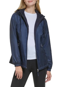 Veste coupe-vent pour femme avec impression de logo personnalisé, imperméable, 100% polyester, fermeture éclair, taille plus, vêtements d'extérieur pour l'hiver - Product Image 6