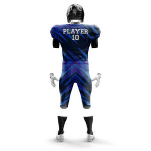 Conjunto de camisetas de fútbol americano para niños con logotipo personalizado, uniformes de manga corta transpirables de talla grande a precio de fábrica - Product Image 3