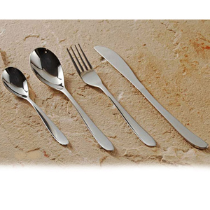 Couverts en métal de haute qualité ensemble de couverts vaisselle argent acier inoxydable cadeau de mariage argent personnaliser couverts en métal argenté - Product Image 3