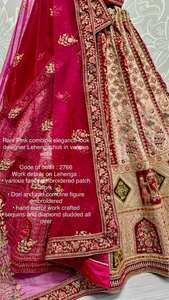 Lehenga choli ดีไซเนอร์พร้อมงานปักลายแฟนซี - Product Image 6
