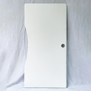 Modern <b>Computer</b> <b>Desk</b> 140x70cm Rubber Wood Cut-out Edge MB031 - Product Image 1