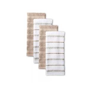 Top Quality Green and <b>White</b> Striped 100% Cotton Material Customized Print Tea <b>Towels</b> Indian Exporter - Product Image 6