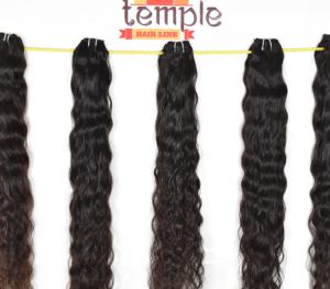 Indian 100% Manufactured Cheap Natural Color Deep Wave and Straight Style for <b>Black</b> Women Weaving Bundle Human <b>Hair</b> <b>Extensions</b> - Product Image 3