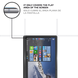 ตัวป้องกันหน้าจอป้องกันการกระแทกสำหรับแท็บเล็ต Teclast X16 Pro Dual OS เพิ่มประสิทธิภาพการอ่านและการปกป้อง - Product Image 4