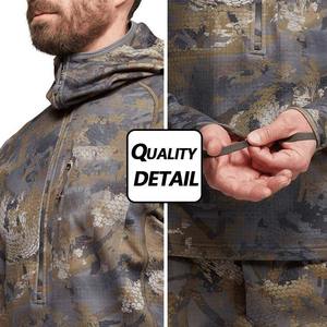 Sweat à capuche de chasse hybride style Timber avec fermeture éclair frontale, camouflage, séchage rapide, pour la chasse en extérieur et l'équipement tactique - Product Image 2