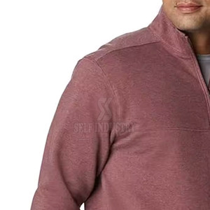 Sweat-shirt à demi-fermeture éclair de haute qualité avec meilleur design Vente en gros Sweat-shirts à demi-fermeture éclair avec logo personnalisé - Product Image 5