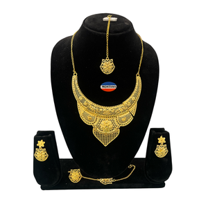 Designer Alloy Necklace Set with CZ Stones and Matching <b>Dangling</b> <b>Earrings</b> Shimmering Silver Tone Perfect for Parties Gifting - Product Image 1